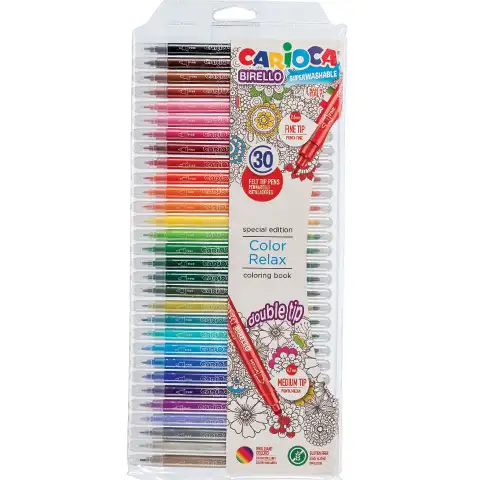 Birello Color Relax marker care se poate spăla 30 de bucăţi - Carioca