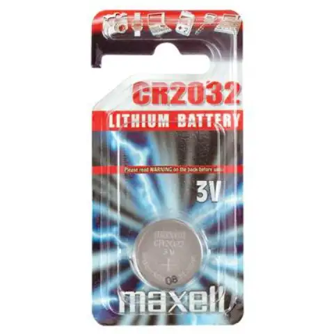 Maxell: Baterie litiu alcalină CR2032 1 bucată în pachet blister