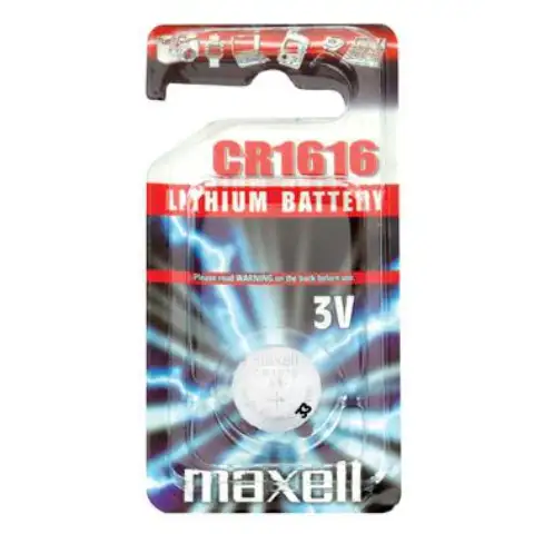 Maxell: Baterie litiu cu alcalină CR1616 1 bucată în pachet blister