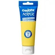 Acrilic 75ml vopsea acrilică culoare galbenă - Carioca