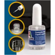 Adeziv pentru machete Italeri cu pensulă 15ml - cu pensulă subțire