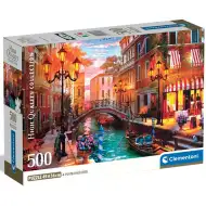 Apus de soare în Veneția puzzle compact de 500 de piese HQC - Clementoni
