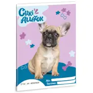 Ars Una: Animale Drăguțe - Caiet cu pătrățele Bulldog Francez A/5 27-32