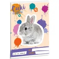 Ars Una: Animale drăguțe - Caiet dictando cu iepuraș format A/5 21-32