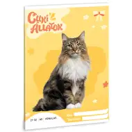 Ars Una: Animale drăguțe - Caiet liniat cu pisică norvegiană A/5
