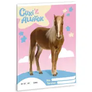 Ars Una: Animale drăguțe - Caiet simplu cu ponei Palomino A/5