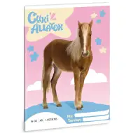 Ars Una: Animale drăguțe - Ponei Palomino caiet liniat pentru clasa 1 A/5
