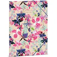 Ars Una: Beach flowers mapă elastică cu flori, format A4