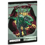 Ars Una: Caiet cu pătrățele T-Rex dinozaur A/5