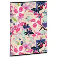 Ars Una: Caiet cu spirală, format A4, cu pătrățele, Beach Flowers extra
