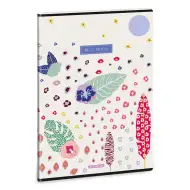Ars Una: Caiet pătrat cu clemă extra Hibiscus A/4