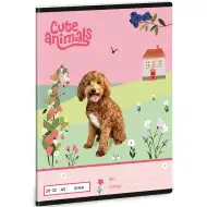 Ars Una: Cute Animals - Cățeluș caiet simplu A/5 20-32