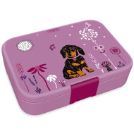 Ars Una: Cute Animals Puppy cutie de prânz compartimentată cu cățeluș 15,3×21,6×5,2 cm