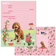 Ars Una: Cute Animals invitație de petrecere cu cățeluși cu plic, set de 10 bucăți