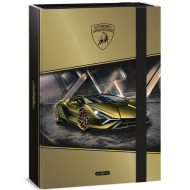 Ars Una: Cutie pentru caiete A4 Lamborghini, galbenă