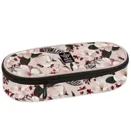 Ars Una: Flowery Pink penar oval cu flori 23x5,5x9cm