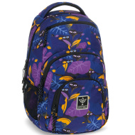 Ars Una: Jungle Night ghiozdan școlar AU-2 32x46x22cm