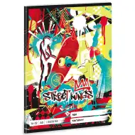 Ars Una: Street Kings caiet liniat pentru clasa 1, skateboard, A/5