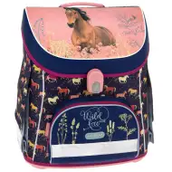Ars Una: Wild and Free geantă de școală compactă ergonomică cu închidere magnetică, rucsac 33x41x24cm.
