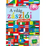 Atlas ilustrat pentru copii - Steagurile lumii cu autocolante carte educativă