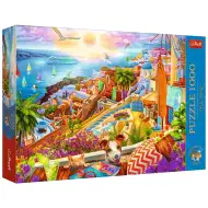 Atmosfera din Santorini puzzle de 1000 de piese Premium plus quality - Trefl