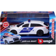 Bburago: Audi A6 mașină de poliție maghiară cu sirenă 1/43