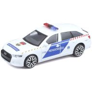 Bburago: Mașină de poliție ungară Audi A6 Avant 1:43