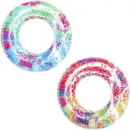 Bestway: Colac de înot cu model abstract tropical, două variante, 91 cm