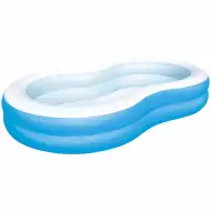 Bestway: Piscină de familie Lagoon, ovală cu două inele, 262 x 157 x 46 cm