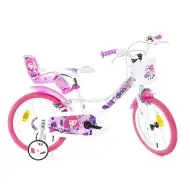 Bicicletă Sfera Fairy albă, mărimea 12 - bicicletă Dino Bikes