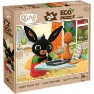 Bing și Flop fac prăjituri puzzle Eco 24 piese 70x50cm - Lisciani