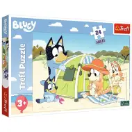 Bluey zi minunată puzzle Maxi cu 24 de piese - Trefl