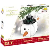 COBI: Set de construcție om de zăpadă ornament pentru bradul de Crăciun (20012)