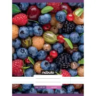 Caiet Nebulo: liniat, format A4, cu fructe pe copertă, 81-32