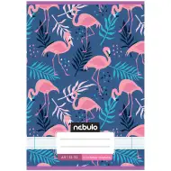 Caiet liniat capsat, clasa a 3-a, model flamingo, 12-32 foi, format A5