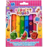 Canenco: FruitySquad carioci parfumate groase, 8 bucăți