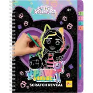 Casa de păpuși Gabi set creativ Pawtastic cu răzuitor de imagini, 44 pagini - Lisciani