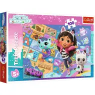 Casa de păpuși a lui Gabi - Puzzle de 100 de piese, Trefl