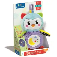 Clementoni Baby: Bufniță de pluș muzicală cu lumină de noapte