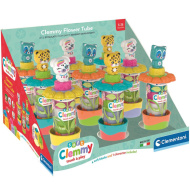 Clemmy: Blocuri moi colorate cu o figurină, în cutie cu flori, 1 buc. - Clementoni