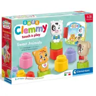 Clemmy Set de jocuri cu animale dulci și moi - Clementoni