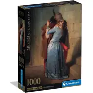 Colecția Muzeului: Hayez - Sărutul HQC puzzle de 1000 de piese cu poster - Clementoni