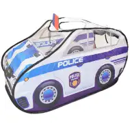 Cort de joacă cu tematică de mașină de poliție cu ferestre de plasă 99x50x50cm