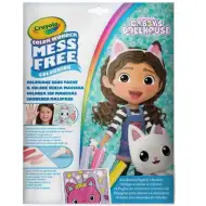 Crayola: Color Wonder - Casa de păpuși Gabi set de colorat fără murdărie în mapă