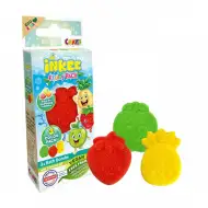 Craze Inkee: Forme de baie cu fructe vegane, set de 3 bucăți