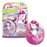 Craze Inkee: Pachet bilă de baie vegană cu unicorn, cu figură surpriză