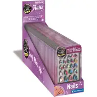 Crazy Chic: Set de unghii false autocolante cu fluturi, 1 bucată - Clementoni