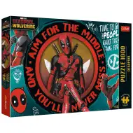 Deadpool Haos, umor și katane puzzle premium plus de calitate, 1000 piese - Trefl