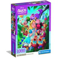 Disney+ - Alice în Țara Minunilor puzzle de 1000 de piese cu poster - Clementoni