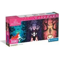 Disney+ - Prințesele Disney puzzle panoramic de 1000 de piese cu poster - Clementoni